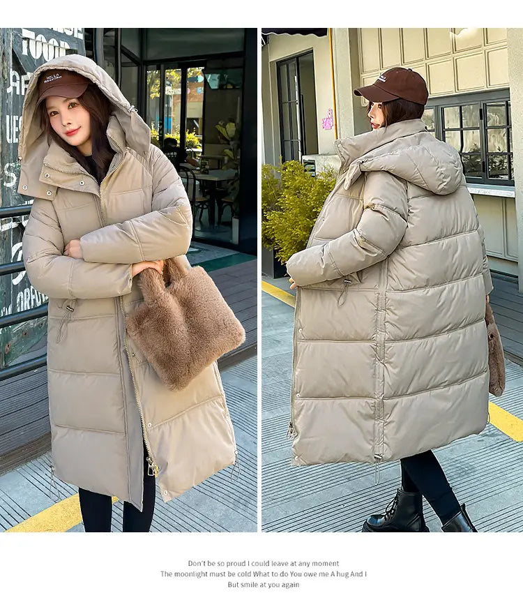 Thickened Down Loose Cotton Jacket Coat