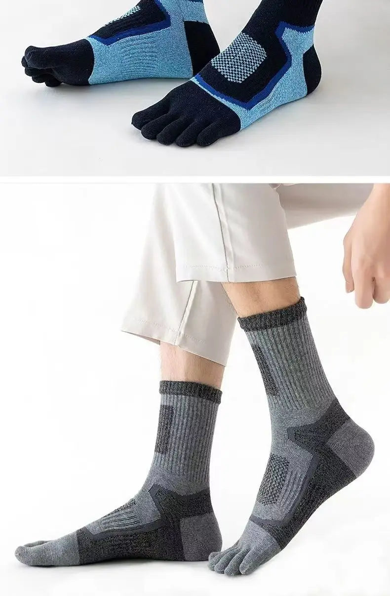 Men’s Long Sports Sweat-absorbent Cotton Socks