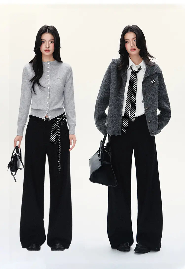Wide Waist Suit Pants Simple Commute