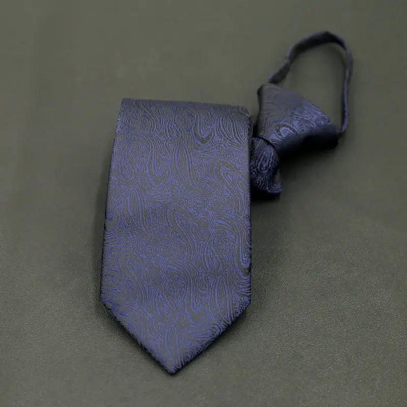 Men’s Formal Wear Business Zipper Tie-free