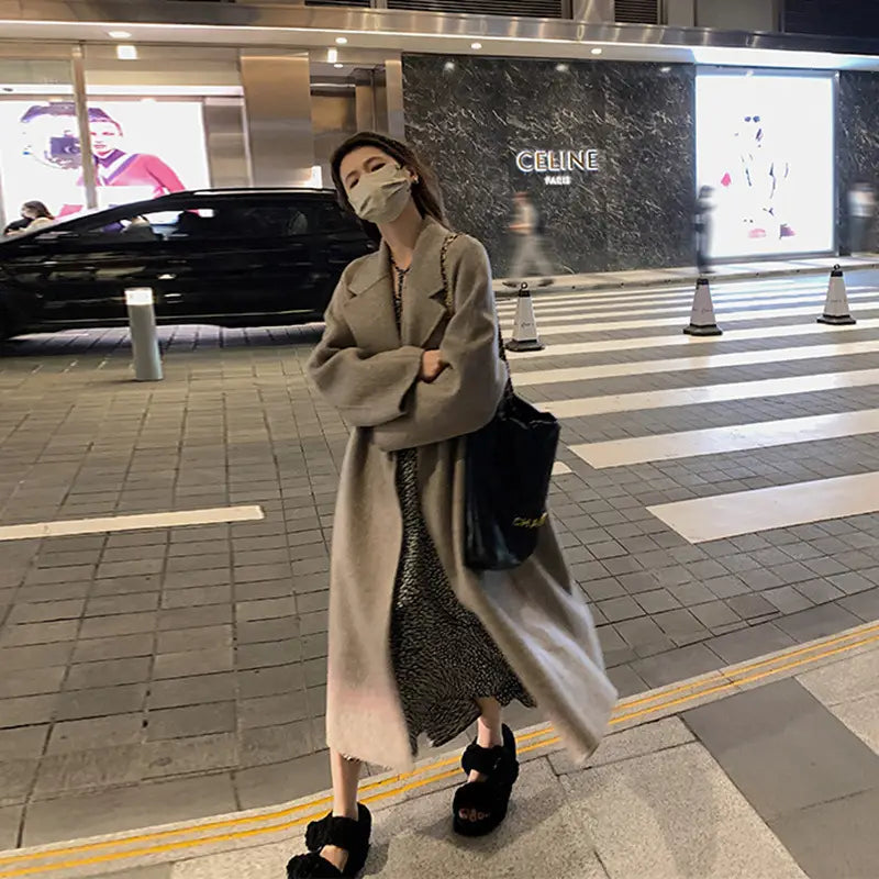 Fashion Women’s New Autumn And Winter Woolen Coat
