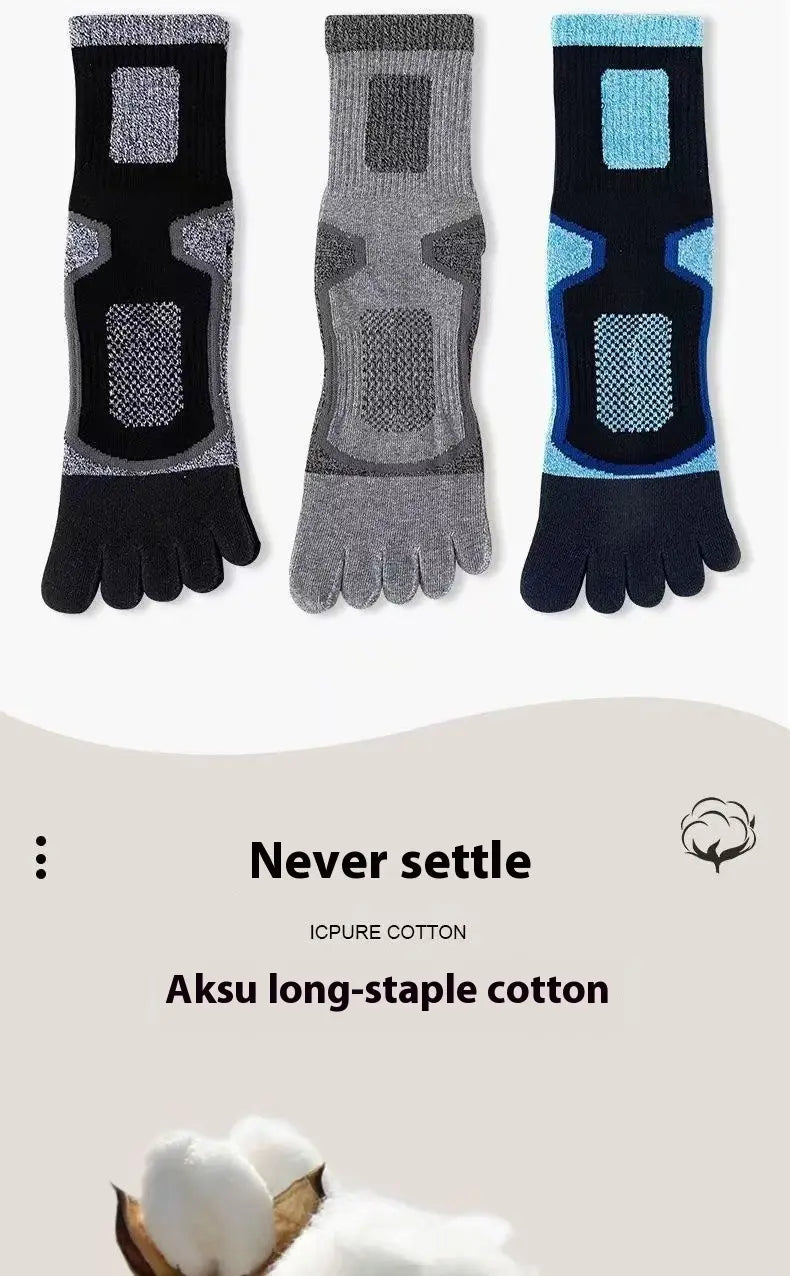 Men’s Long Sports Sweat-absorbent Cotton Socks
