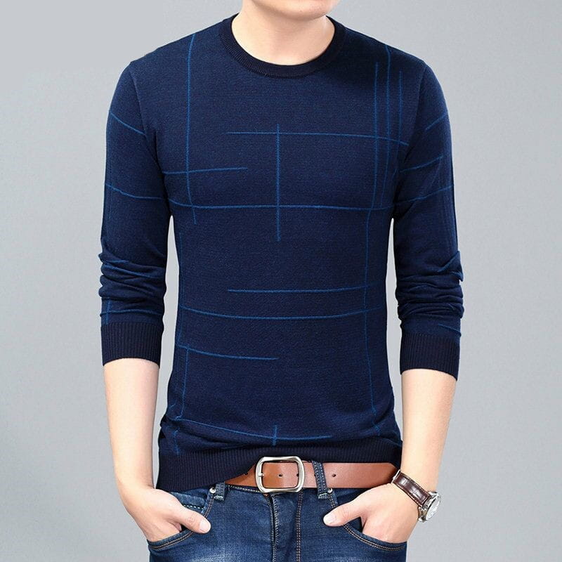 Men’s youth hooded round neck long sleeve t-shirt