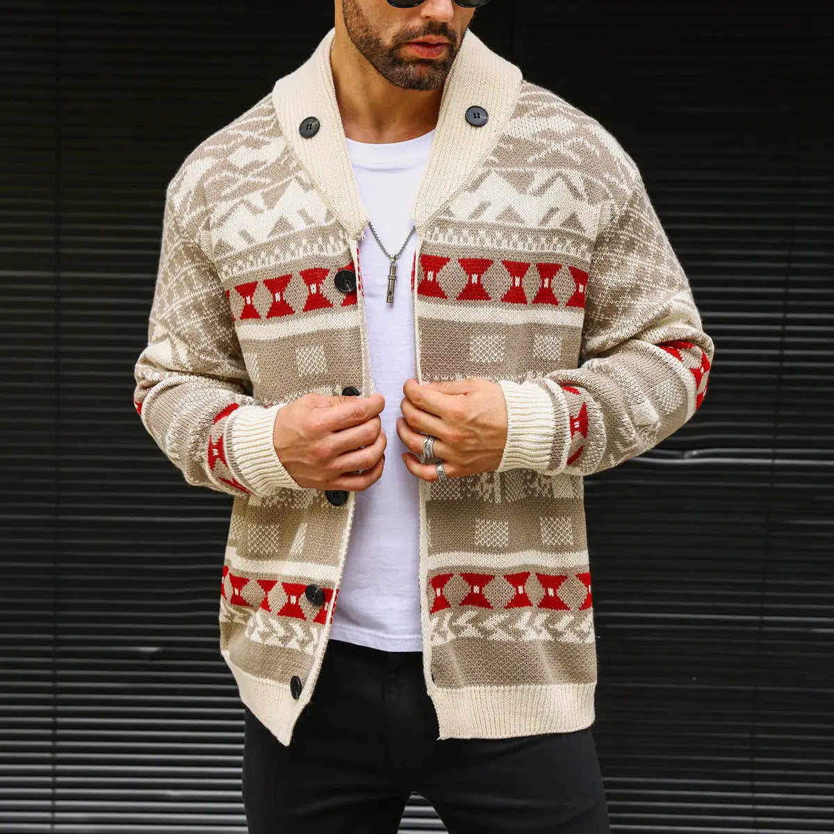 Autumn Sweater Knitwear Coat For Men