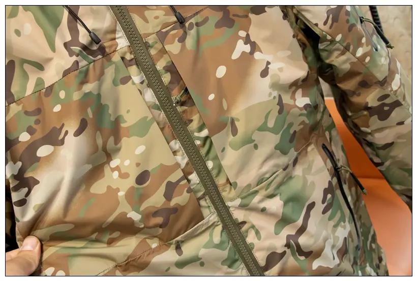 Men’s Outdoor Mountaineering Camping Thermal Technology Waterproof Fabric Down Jacket