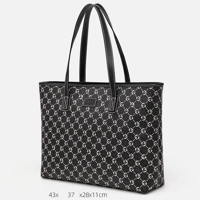 Women’s Large Capacity Genuine Leather Tote Bag