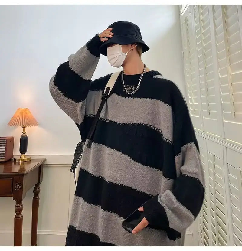 Simple All-match Round Neck Pullover Sweater