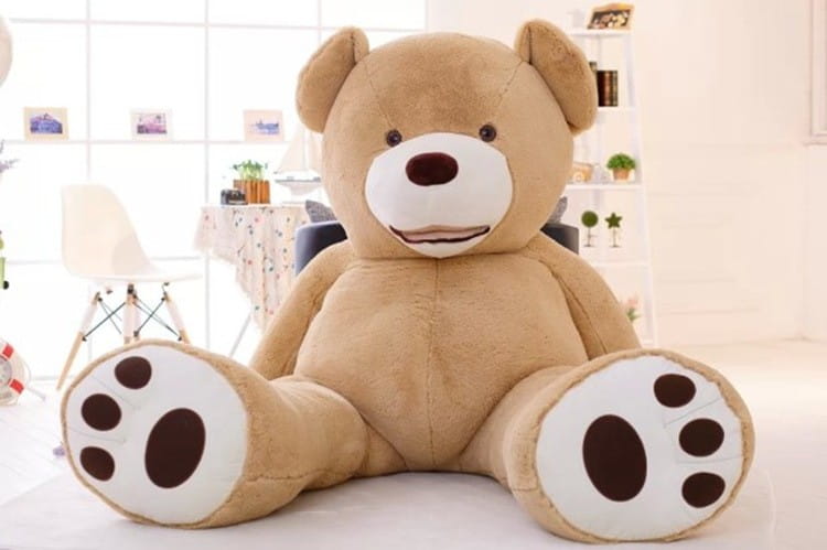 Giant Teddy Bear Plush Toy Huge Soft Toys Leather Shell
