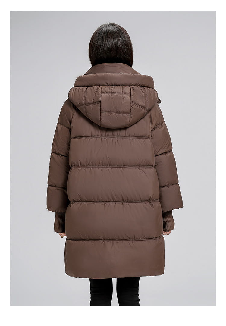 Mid-length Cotton Clothing Slimming Thickened Windproof And Warm