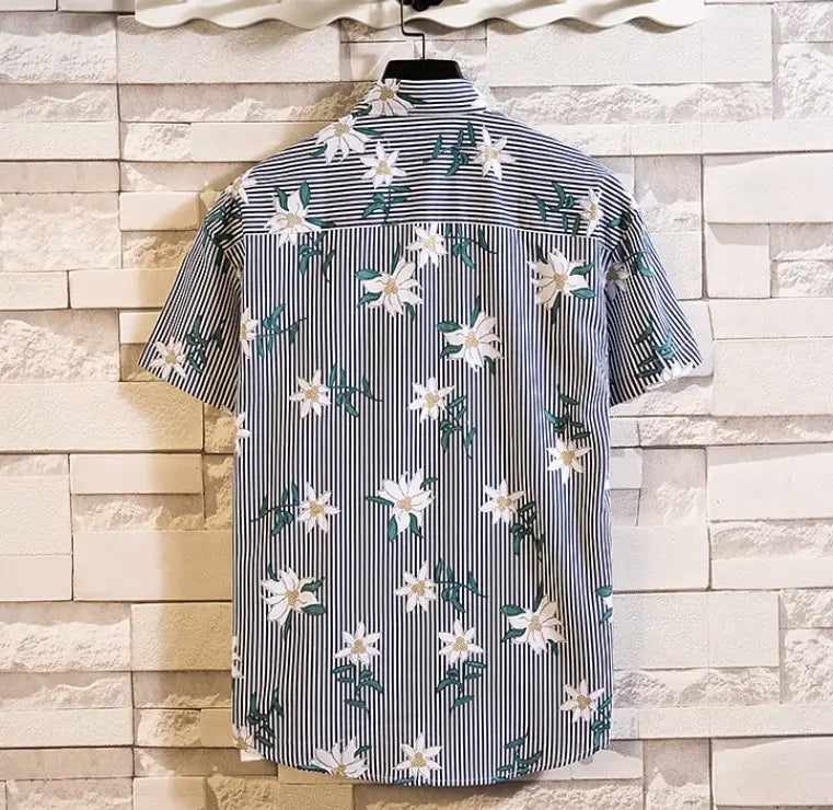 Fashion Casual Floral Shirt For Men