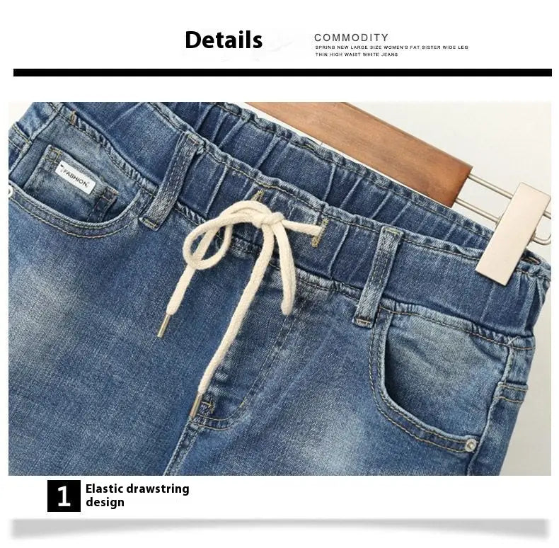 Oversized Jeans Women’s Loose High Waist Harem Pants