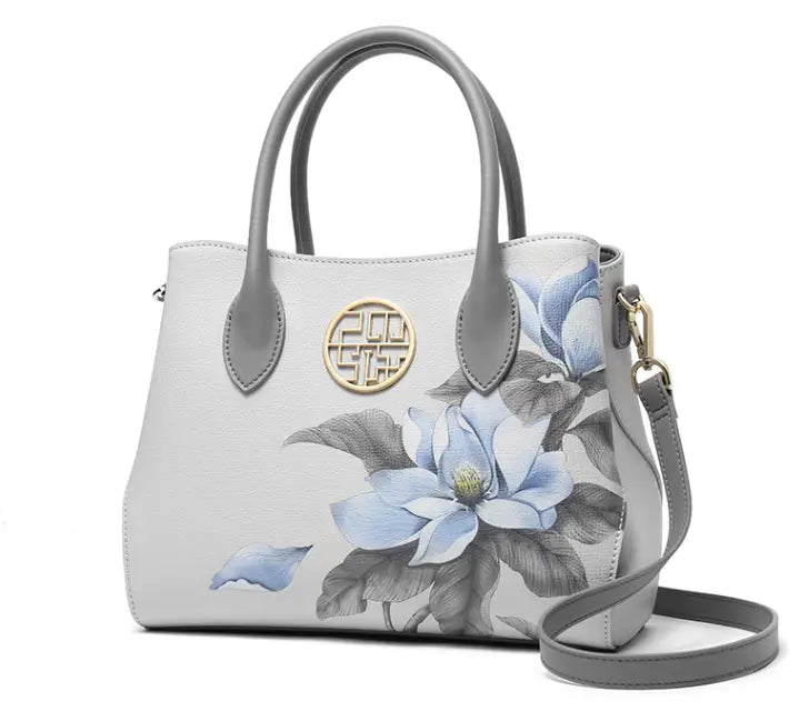 Women’s New Stylish Leather Handbag Fashion Chinese Style