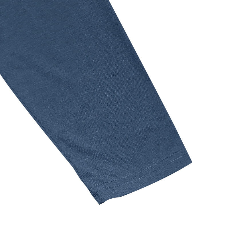 Men’s Spring And Autumn Henley Shirt Long Sleeve