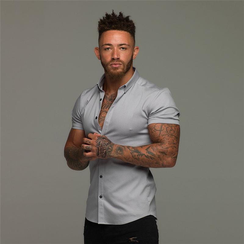 Muscle Men’s Fitness Shirt Short Sleeve