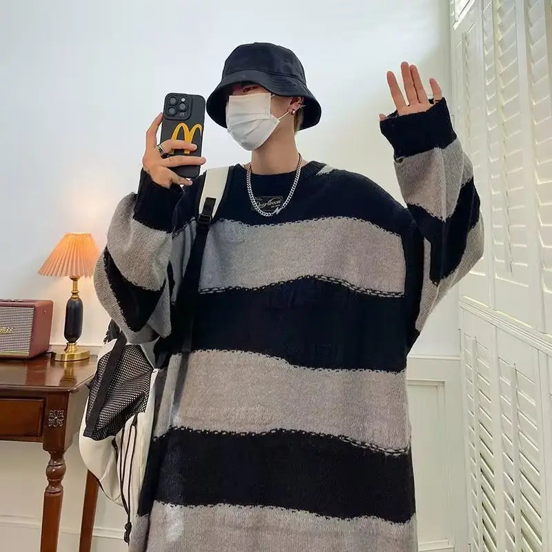 Simple All-match Round Neck Pullover Sweater