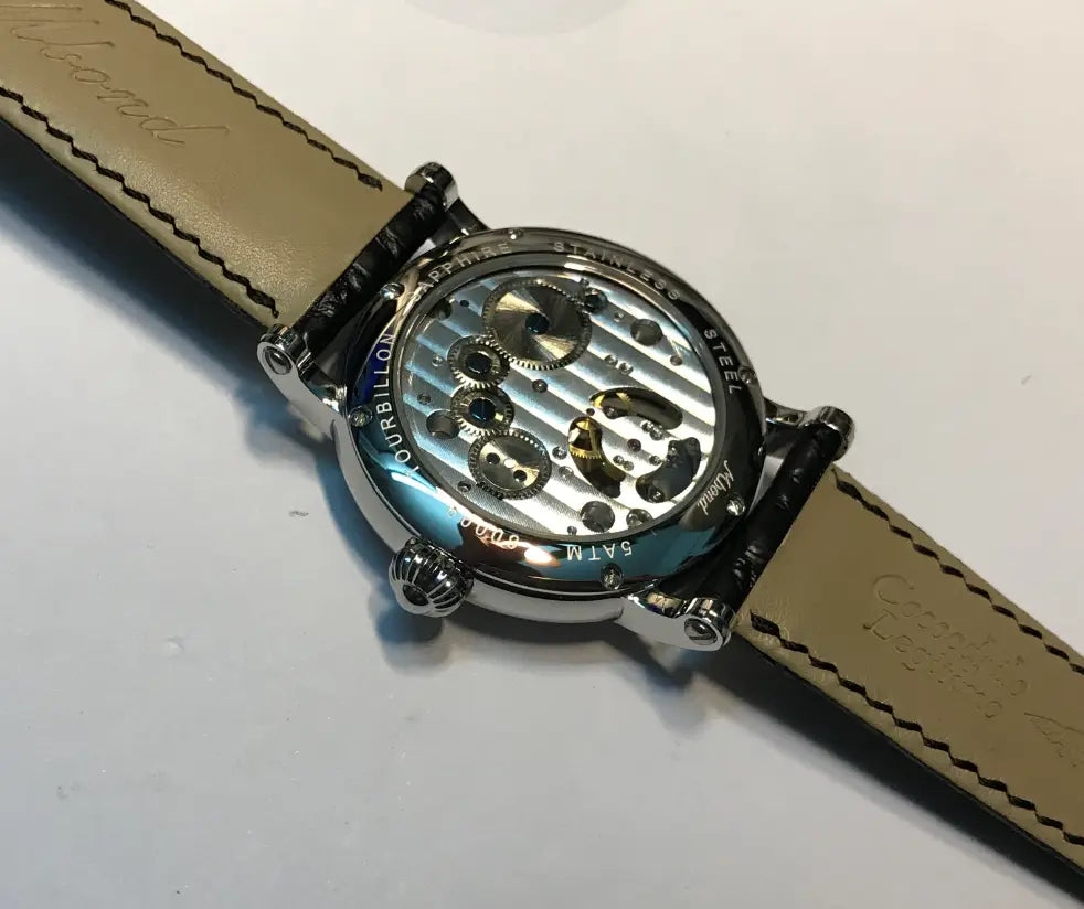 Tourbillon Time Machine Mechanical Movement Luxury Watch