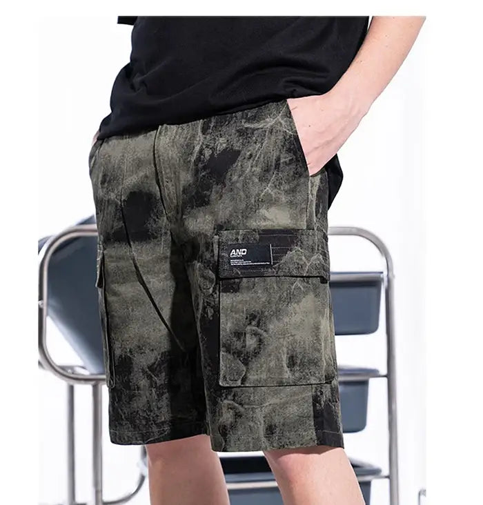 Summer casual loose camouflage shorts