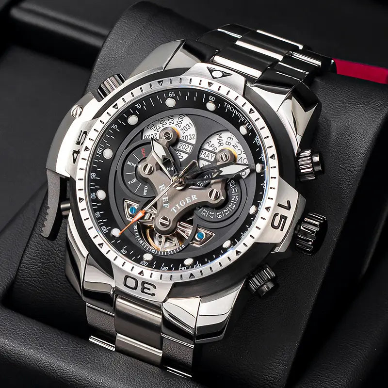 Rose Gold Steel Strip Dream in Blue Black