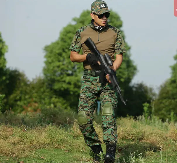 Shield Lang Frog Suit With Camouflage Pants Male