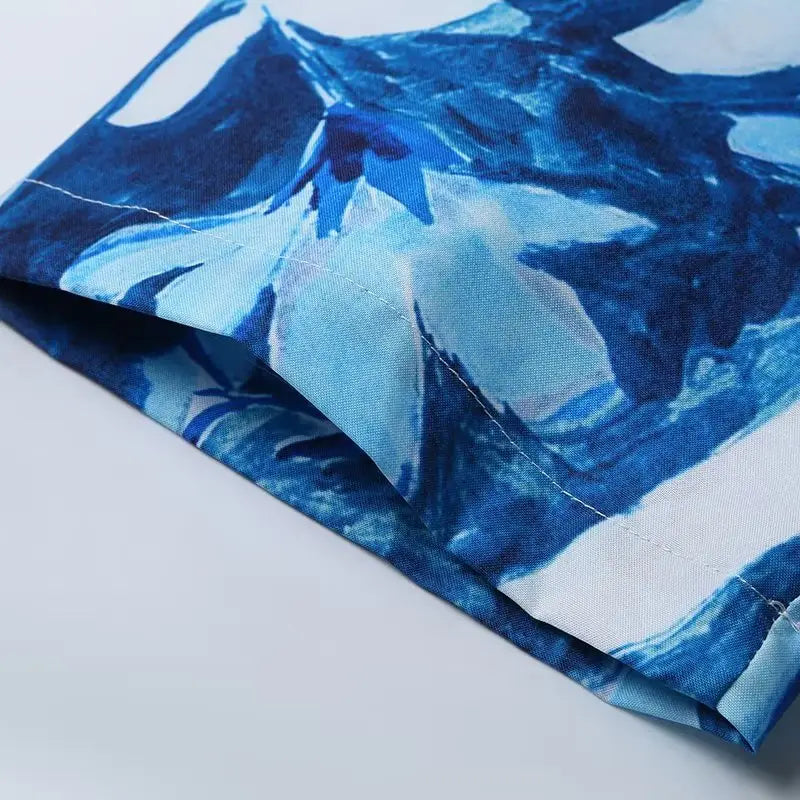 Men’s Summer Niche Design Loose Plus Size Casual Shirt