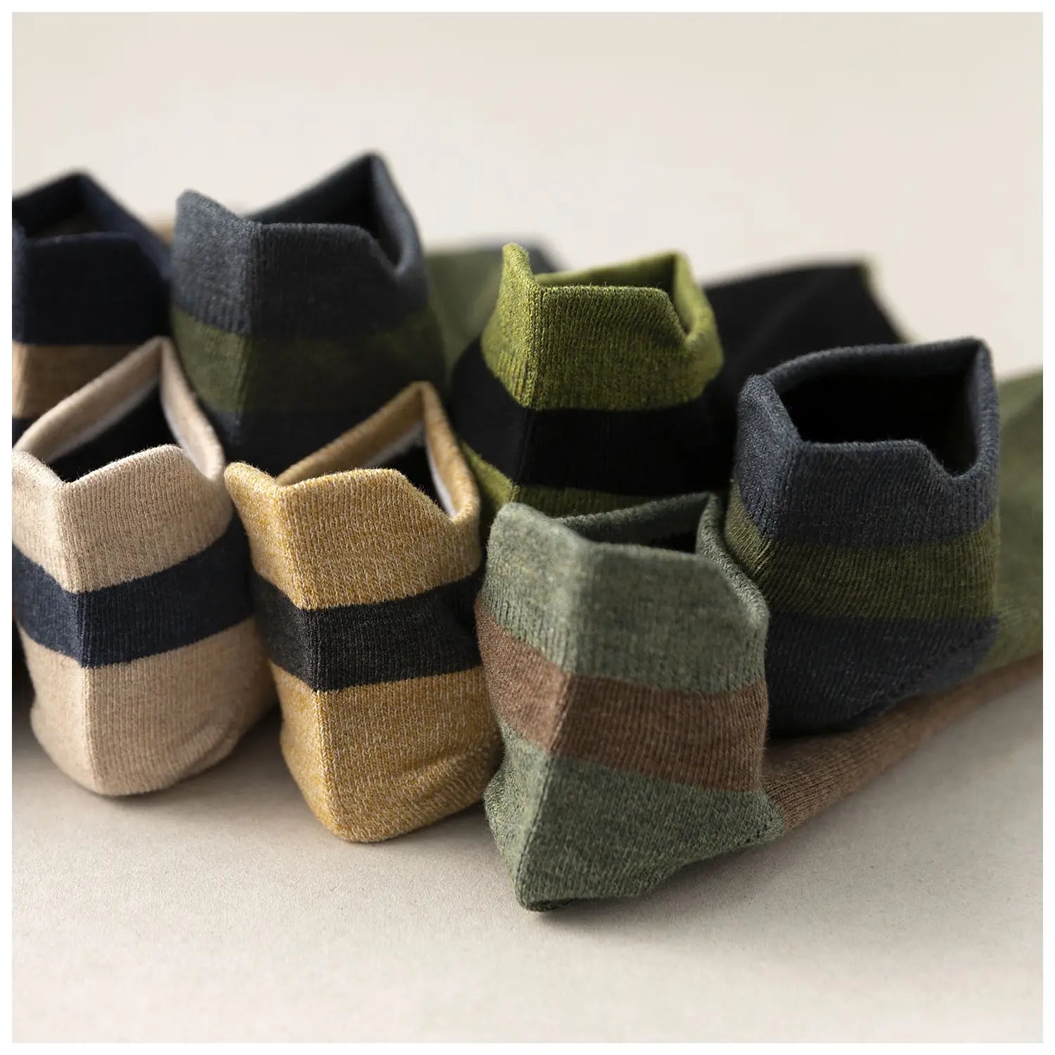 Combed Cotton Bottom Sweat-absorbing Deodorant Anti-ankle Socks Low-cut Men’s Retro Waist