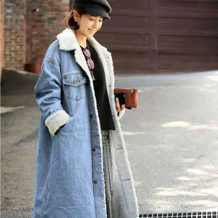 Thickened Straight Versatile Plus Size Cotton Jacket