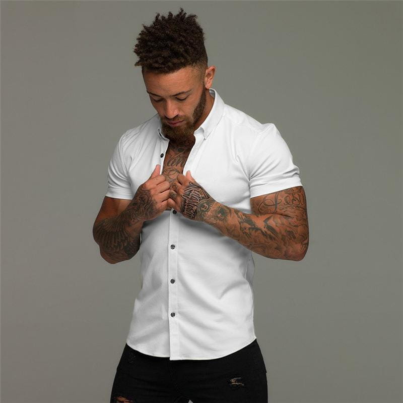 Muscle Men’s Fitness Shirt Short Sleeve