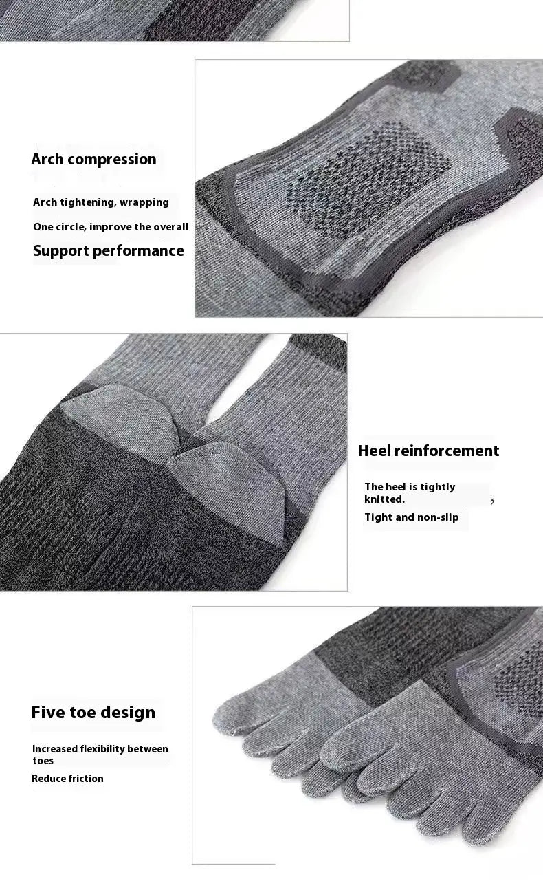 Men’s Long Sports Sweat-absorbent Cotton Socks