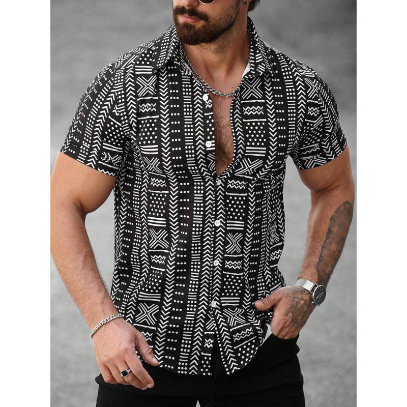 Men’s Shirt 3D Printing Stitching Cartoon - BMCSD211 / S