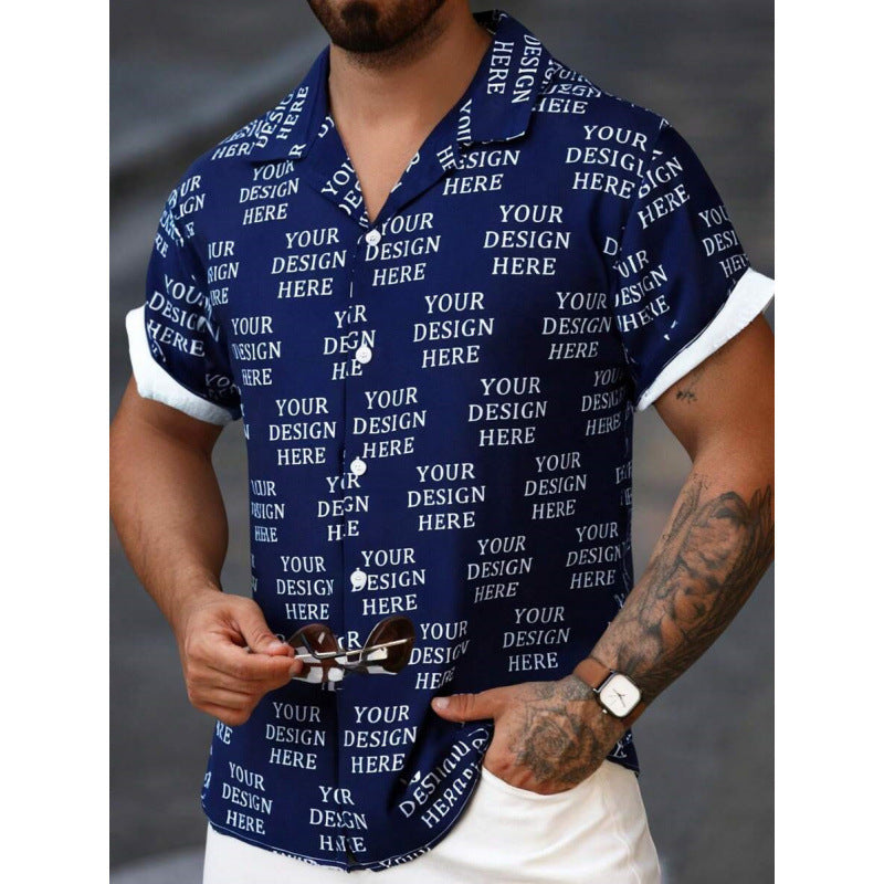 Men’s Shirt 3D Printing Stitching Cartoon - BMCSD214 / S