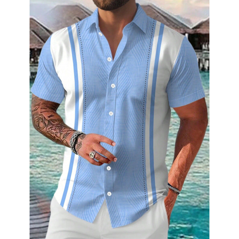 Men’s Shirt 3D Printing Stitching Cartoon - BMCSD220 / S