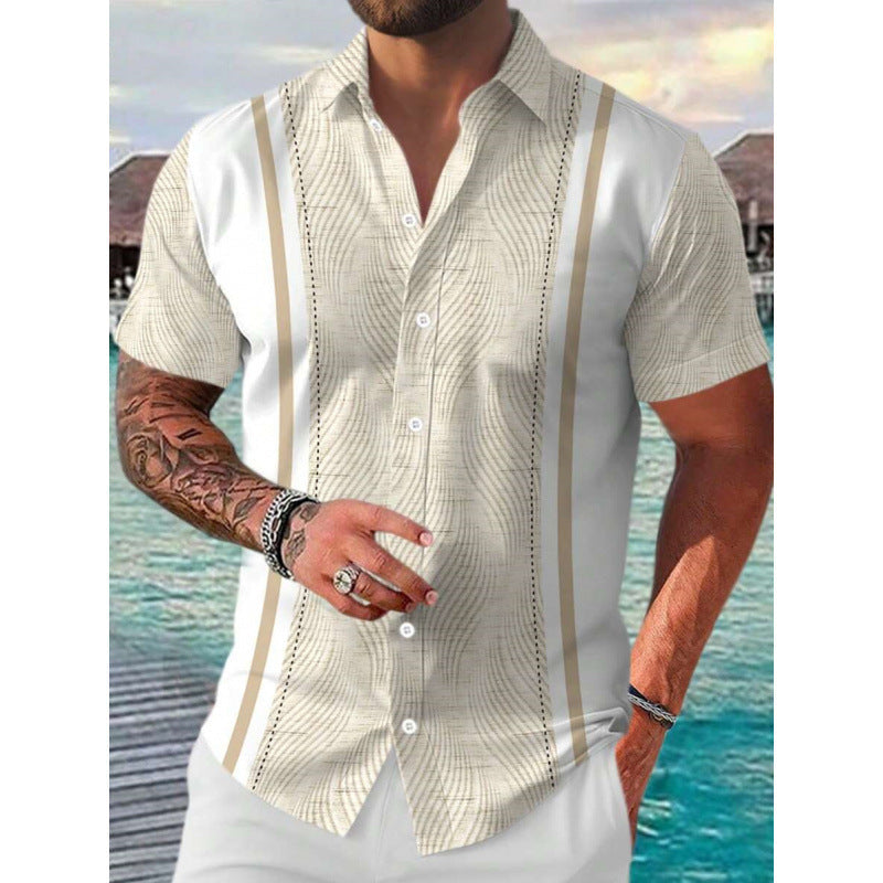 Men’s Shirt 3D Printing Stitching Cartoon - BMCSD221 / S