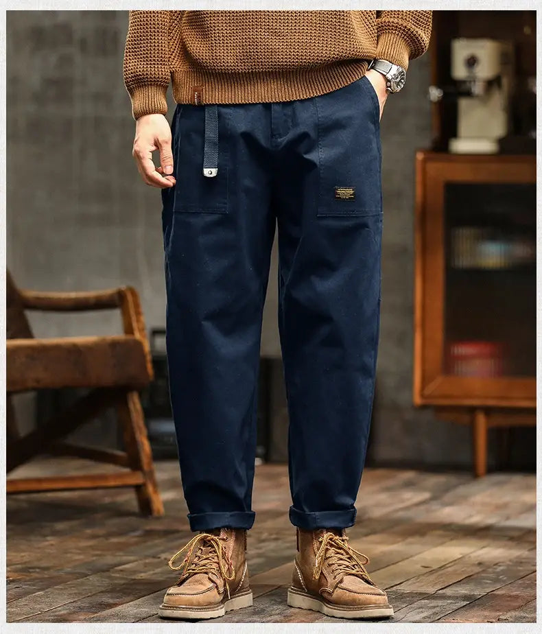 Trendy Men’s Clothing Retro Overalls Fashion Brand