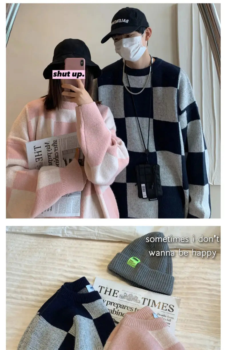 Loose And Idle Autumn And Winter Thickening Cotton Knitwear