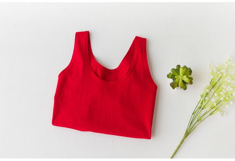 Cotton Middle-aged And Elderly Women’s I-shaped Vest