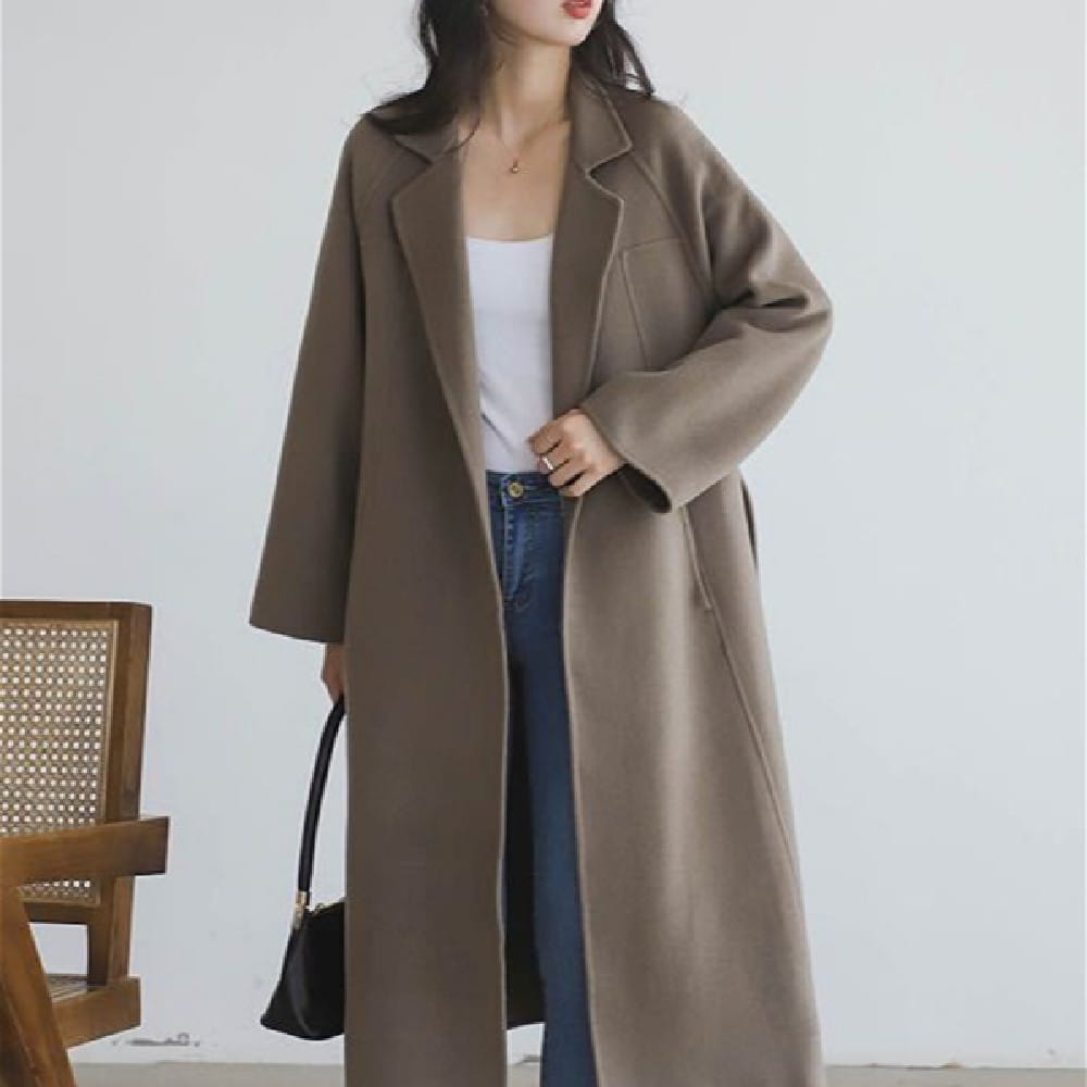 Fashion Loose Cool Woolen Coat Women