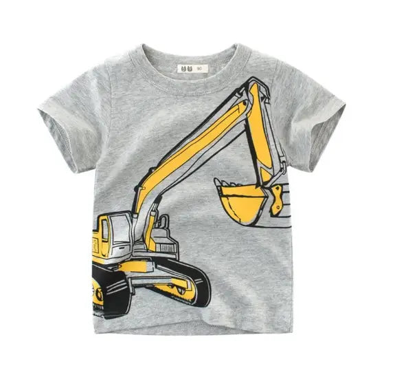 Children’s Wear Summer New Korean Children’s Boys Cotton T-shirt Men’s Treasure In Children’s Short Sleeves