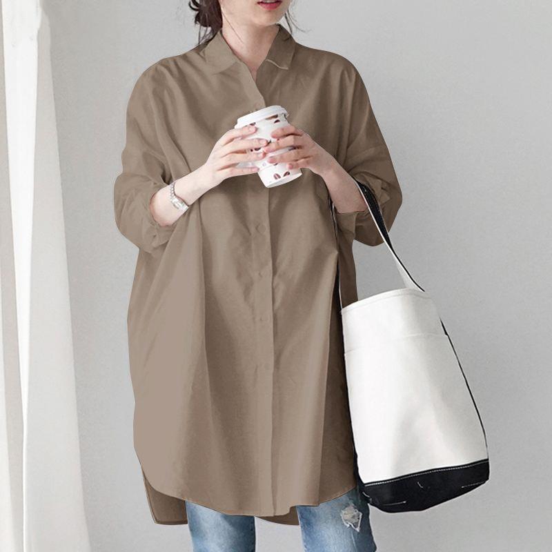Women’s Long Sleeve Loose Casual Irregular Top