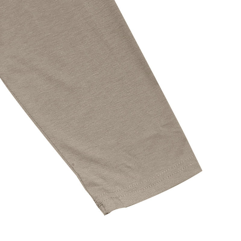 Men’s Spring And Autumn Henley Shirt Long Sleeve