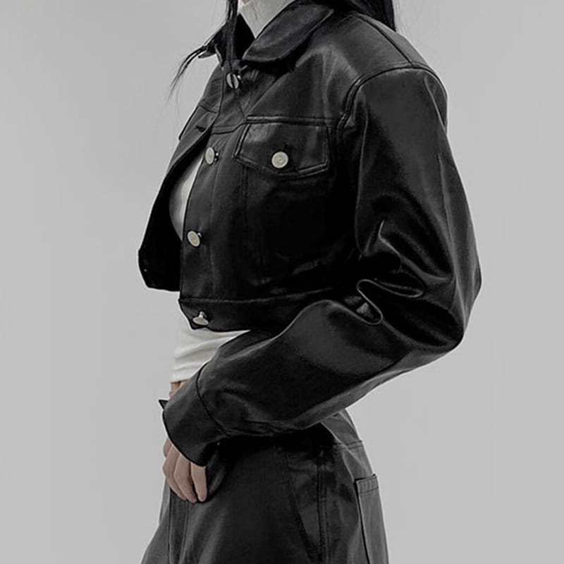 Autumn Hot Girl All-matching Biker’s Leather Jacket Women