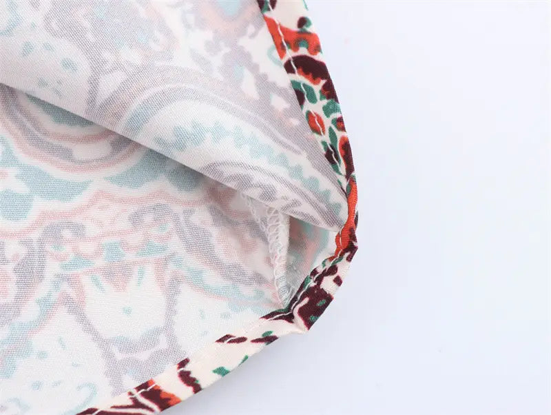 Printed Vacation Style Printed Two-piece Sling