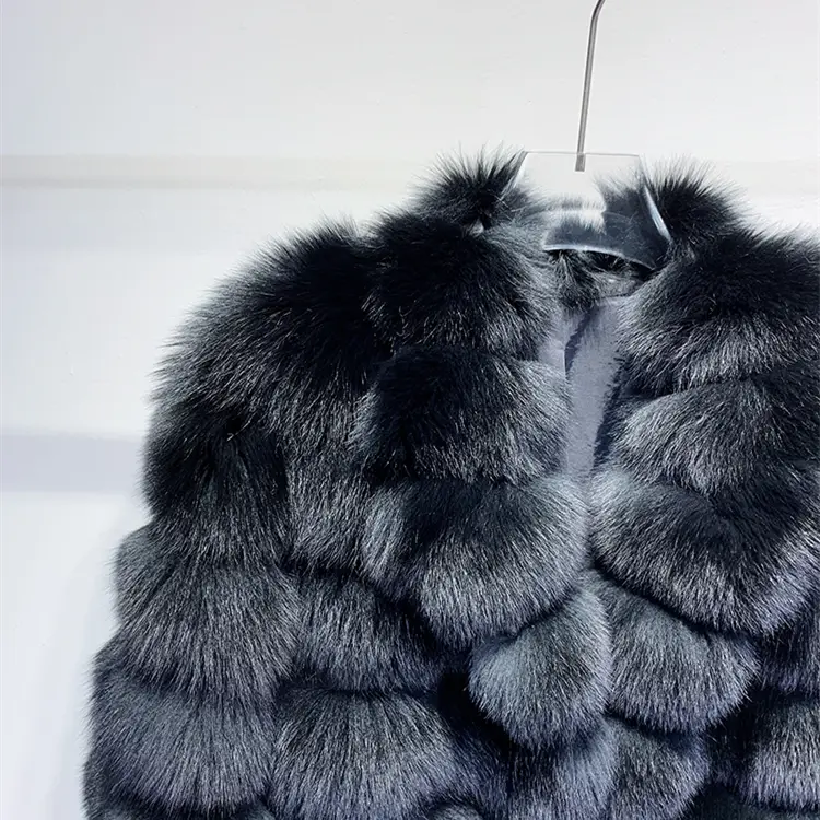 Men’s Real Fur Long Fur Coat Winter