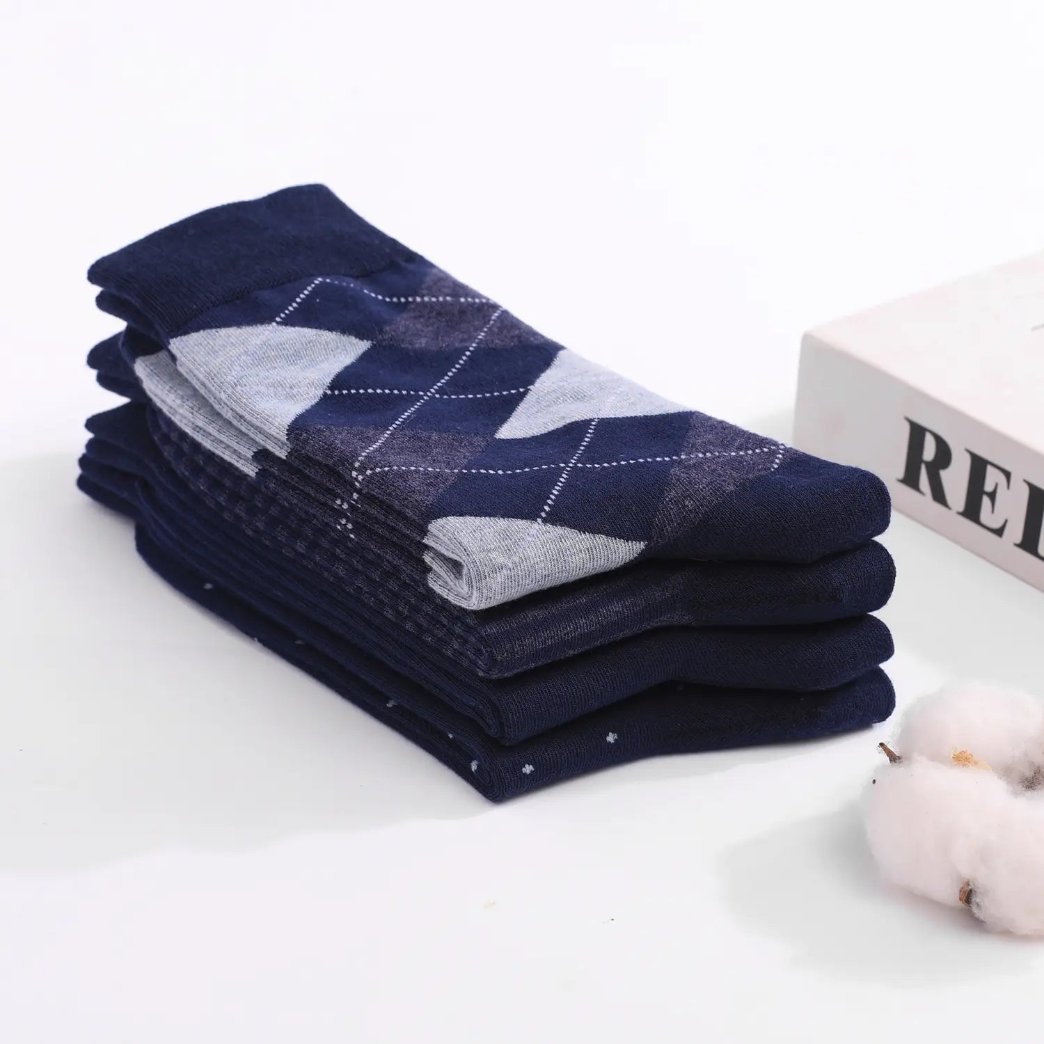 Plus Size Men’s Socks Long Deodorant Cotton