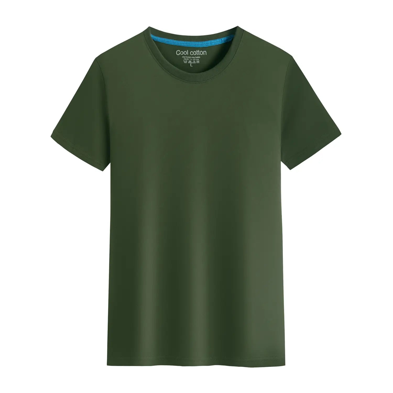 Men’s And Women’s Same Summer Pure Cotton Round Neck T-shirt