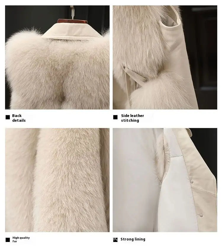 Fur Vests Coat Short Fox Vest