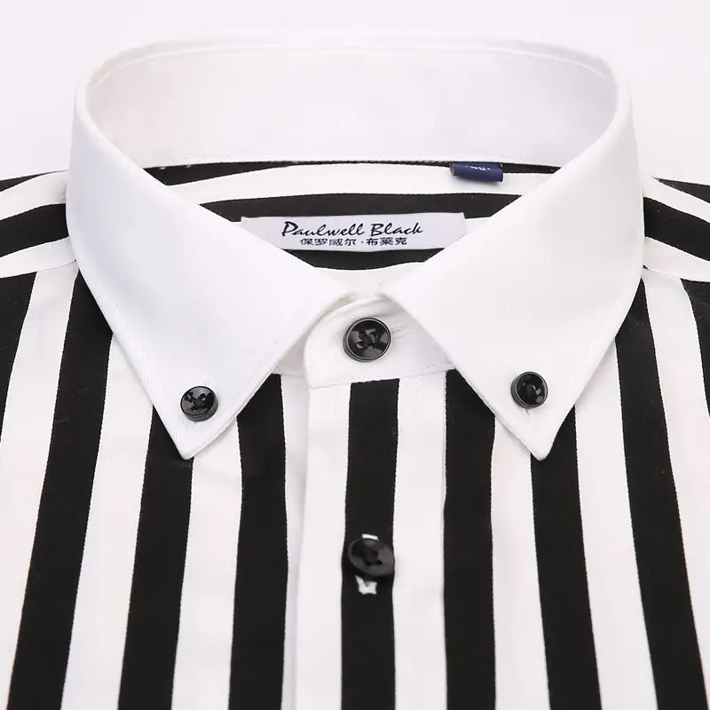 Long-sleeved Cotton Casual Collar Shirtouse Shirts