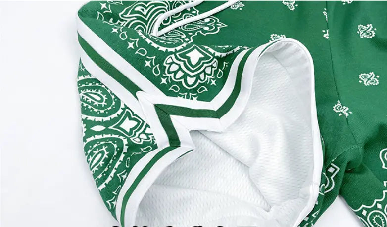 Cashew Flower Casual Loose Sports Basketball Shorts For Men