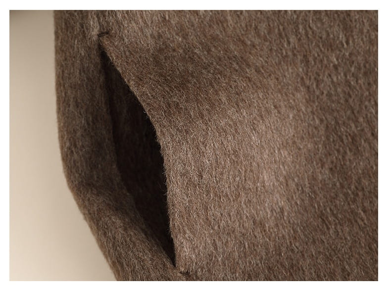 Double-sided Wool Overcoat Women’s Mid-length Woolen Coat