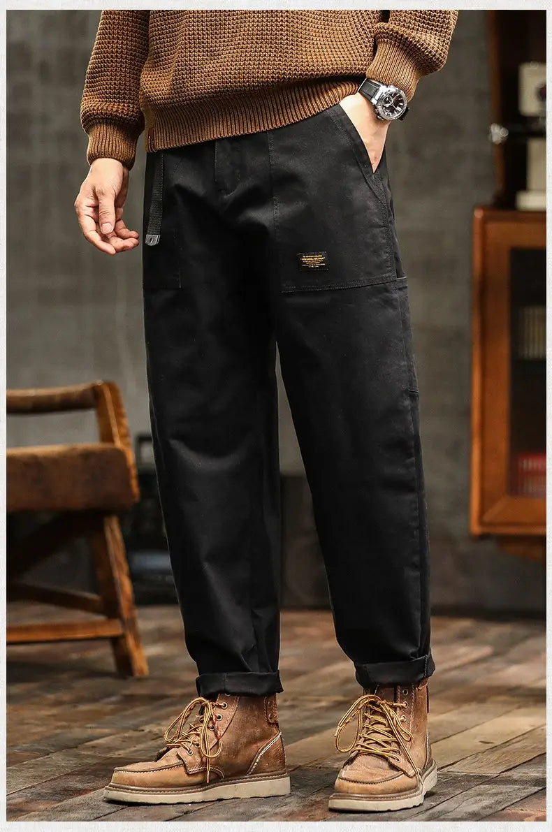 Trendy Men’s Clothing Retro Overalls Fashion Brand