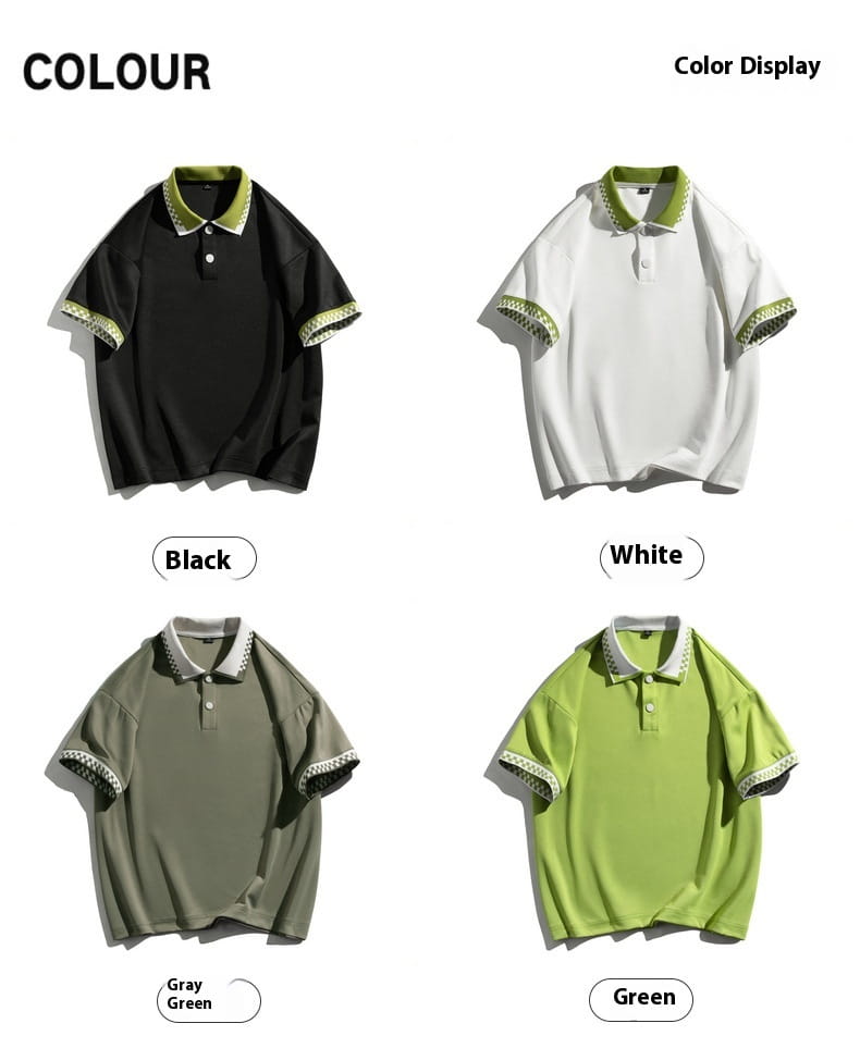 Trendy Simple Fashion Summer New Short-sleeved T-shirt For Men